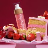 Cocosolis AURA Peptide Shimmer Spray hidratantni sprej sa šljokicama s mirisom Strawberry Cheesecake 100 ml | shoptok.hr