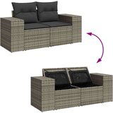 vidaXL 7-dijelni set vrtnih sofa sivi od poliratana | shoptok.hr