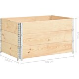  Povišene gredice 3 kom 50 x 100 cm od masivne borovine | shoptok.hr