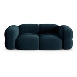 Cosmopolitan Design Temno modra žametna sedežna garnitura 210 cm Loretto – | Shoptok.si