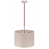 Eglo LED luster na sajli TUNJA 1xE27/60W/230V prečnik 20 cm bež/crvena | Eponuda.com