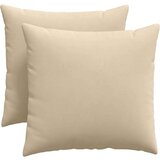 vidaXL Blazine za kavč 2 pcs krema 50 x 50 cm blago | Shoptok.si