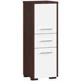 AKORD KOPALNIŠKA OMARA FIN KOLONA 30 2D 1SZ 85cm WENGE / BELO, (21713980) | Shoptok.si