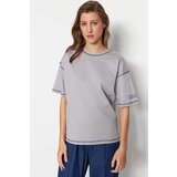 Trendyol T-Shirt - Gray - Relaxed fit | Shoptok.si