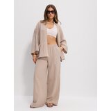 Sinsay Pamučne wide leg hlače | shoptok.hr