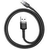Baseus Cafule kabel USB v USB-C 3A 1m (sivo+črn) | Shoptok.si