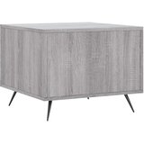 vidaXL Stolić za kavu siva boja hrasta 50x50x40 cm konstruirano drvo | shoptok.hr