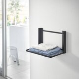 YAMAZAKI Mat črna jeklena stenska kopalniška polica Tower – | Shoptok.si