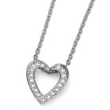  Ženski oliver weber love crystal lančić sa swarovski belim kristalnim priveskom ( 11703r ) | ePonuda.com