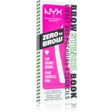 NYX Professional Makeup Zero To Brow Stencil Book predloge za obrvi 01 Thin 4 kos