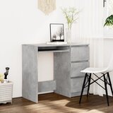  Radni stol siva boja betona 90 x 45 x 76 cm od iverice | shoptok.hr