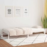  Dnevni krevet bez madraca bijeli 90 x 200 cm masivna borovina | shoptok.hr