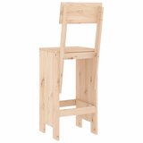  Barski stolci 2 kom 40 x 48,5 x 115,5 cm od masivne borovine | Eponuda.com
