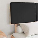  Krevetni okvir s tapiciranim uzglavljem Crna 120 x 200 cm | shoptok.hr