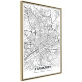  Poster - City map: Frankfurt 40x60 | shoptok.hr