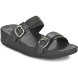 Fitflop Natikači Lulu Adjustable Leather Slides Črna Cene