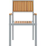  Stolica koja se može slagati 8 pcs Smeđa 56 x 57 x 87 cm | shoptok.hr