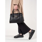 GOODIN Black leather sneakers with a thick sole | shoptok.hr
