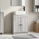  Kupaonski umivaonik s sudoperom Siva Sonoma 54 x 35 x 83 cm | shoptok.hr
