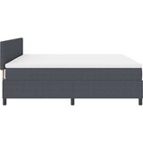  LED Box Spring Krevet Tamno siva i bijela 200 x 200 cm | shoptok.hr