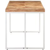  Blagovaonski stol 140 x 70 x 76 cm masivno drvo bagrema i manga | shoptok.hr