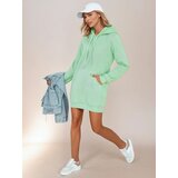 DStreet Bluza damska długa z kapturem oversize TIMMY miętowa | shoptok.hr