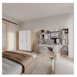 Hanah home garderober aden 120 oak white | Eponuda.com