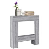 vidaXL Okvir za kamin siva sonoma 81x18x82 cm inženirski les | Shoptok.si