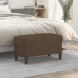  Klupa smeđa 70 x 35 x 41 cm od tkanine | shoptok.hr
