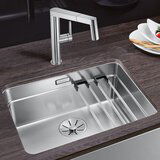 Blanco sudoper ETAGON 500-U InFino INOX 18/10, pribor 18/10, bez dalj.upr. | shoptok.hr