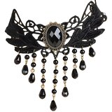 IZMAEL Ogrlica KA-27498 - Črna | Shoptok.si
