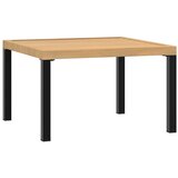  Vrtni stolić za kavu crni 65 x 65 x 40 cm aluminijski | Eponuda.ba