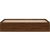  Za krevet smeđi hrast 180 x 200 cm veliki bračni | shoptok.hr