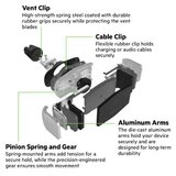 Belkin Car Vent Mount for Smartphones b./sil. F7U017bt | shoptok.hr
