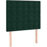  box spring s madracem LED tamnozeleni 120x200 cm baršun | shoptok.hr