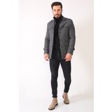 Dewberry K7542 MEN'S COAT-DOTTED BLACK | shoptok.hr
