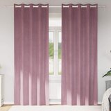  Zavjese za zamračivanje 2 pcs Tamno ružičasta 140 x 260 cm | shoptok.hr
