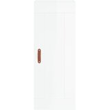  Visoka komoda sjajna bijela 34,5x34x180 cm konstruirano drvo | Eponuda.com