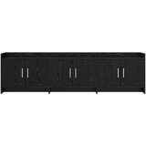 TV ormar 168 x 33 x 47 cm Crni hrast Konstruirano drvo | Shoptok.si