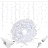 springos zavjesa s kapljicama, 500 LED, 20 m, hladno bijela | shoptok.hr