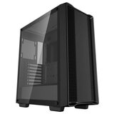 DeepCool Računalniško ohišje CC560 Limited V2, ATX, kaljeno steklo, črno | Shoptok.si
