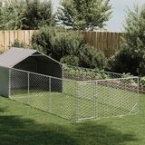  Vanjska kućica za pse sa stazom 6x2x1 5 m pocinčani čelik | shoptok.hr