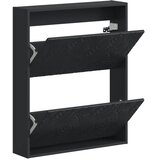  Ormar za cipele na zidu DELFT 71 x 17 x 86 cm Konstruirano drvo - Crna | shoptok.hr