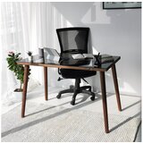 Hanah home Cozy Çalışma Masası Ahşap Temperli Cam pisalna miza, (21269277) Cene