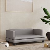 vidaXL Krevet za pse sivi 80 x 45 x 30 cm od umjetne kože | shoptok.hr