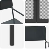  Blagovaonski set 5 kom. Antracit Čelik | shoptok.hr