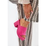 Boto Women's Heeled And Platform Slippers Fuchsia Omeisa | Shoptok.si