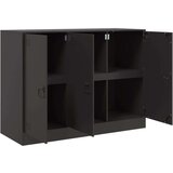 vidaXL Komoda crna 99 x 39 x 73 cm čelična | shoptok.hr