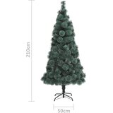  Umjetno božićno drvce sa stalkom zeleno 210 cm PET | shoptok.hr