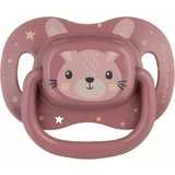 Canpol Cute Animals Soother 0-6m duda Pink 1 kos